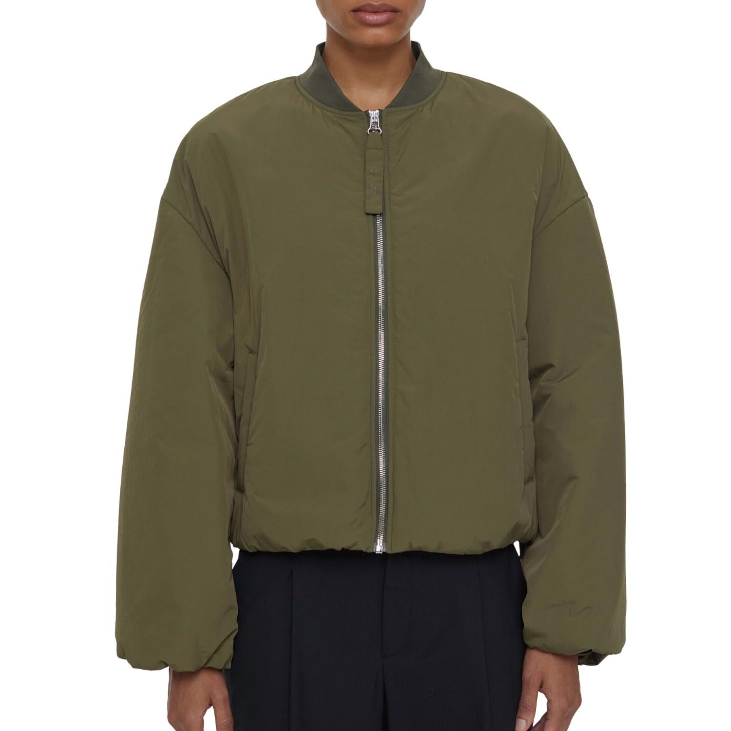 Puffer-Bomberjacke in Army 7732472086588
