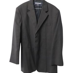 Jacquemus La Veste D’Homme Blazer in schwarzem Hanf