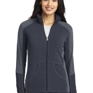 Port Authority Damen-Colorblock-Microfleece-Jacke. L230