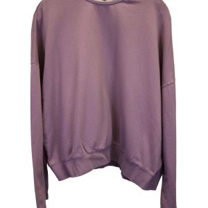 Frankie Shop Jaimie Sweatshirt in lila Baumwolle