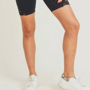 Lace Biker Babe Shorts in schwarz 7766660677692