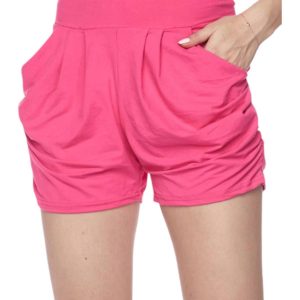 Damen Lounge Shorts mit Taschen in rosa 7803931164732