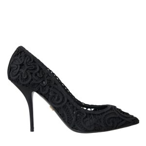 Dolce & Gabbana Cordonetto Ricamo Pump Heels Damenschuhe