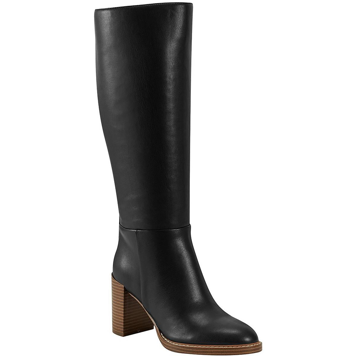 Gabey 3 kniehohe Stiefel aus Kunstleder mit breiter Wade