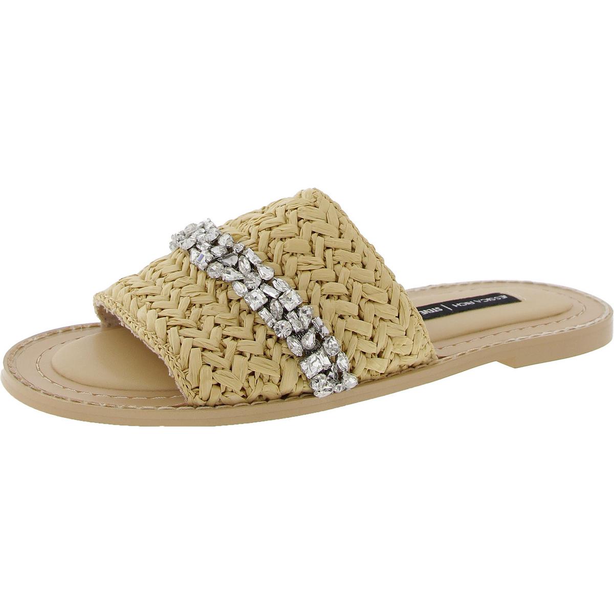 Starlight verzierte Stroh-Sandalen