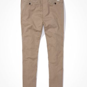 AE Flex Skinny Lived-In Khaki Hose