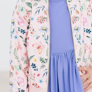 Butterfly Meadows Satinjacke