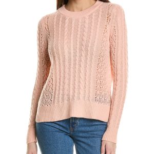 Autumn Kaschmir Pointelle & Kabel Kaschmir Pullover