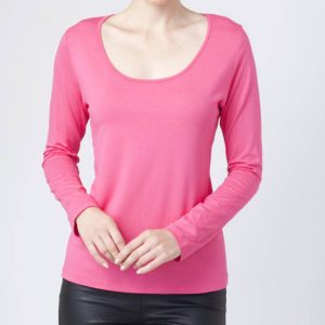 Langarm Schaufel oben in Rose