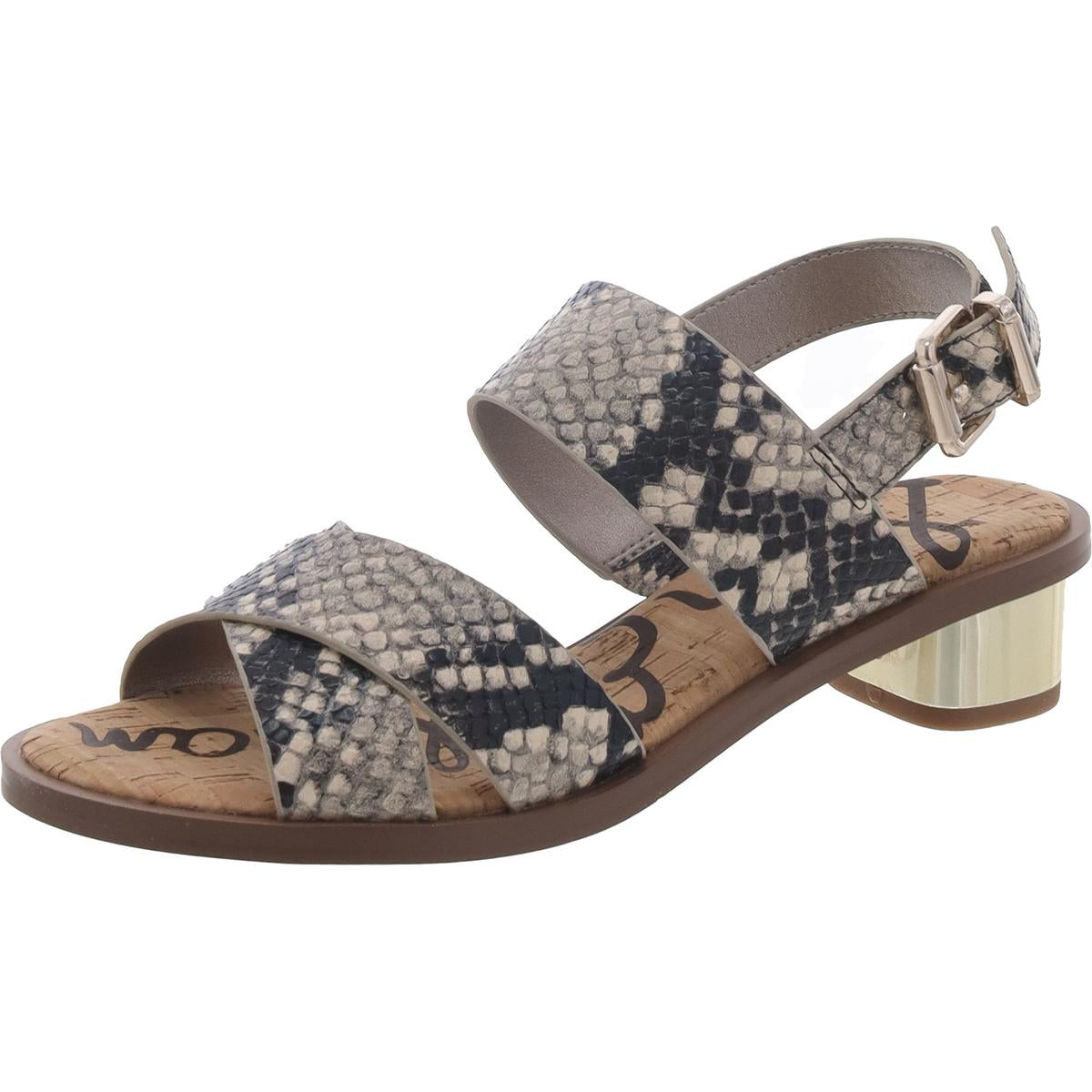 Teena 2 Kunstleder offene Zehen mit Fersenriemen Sandalen