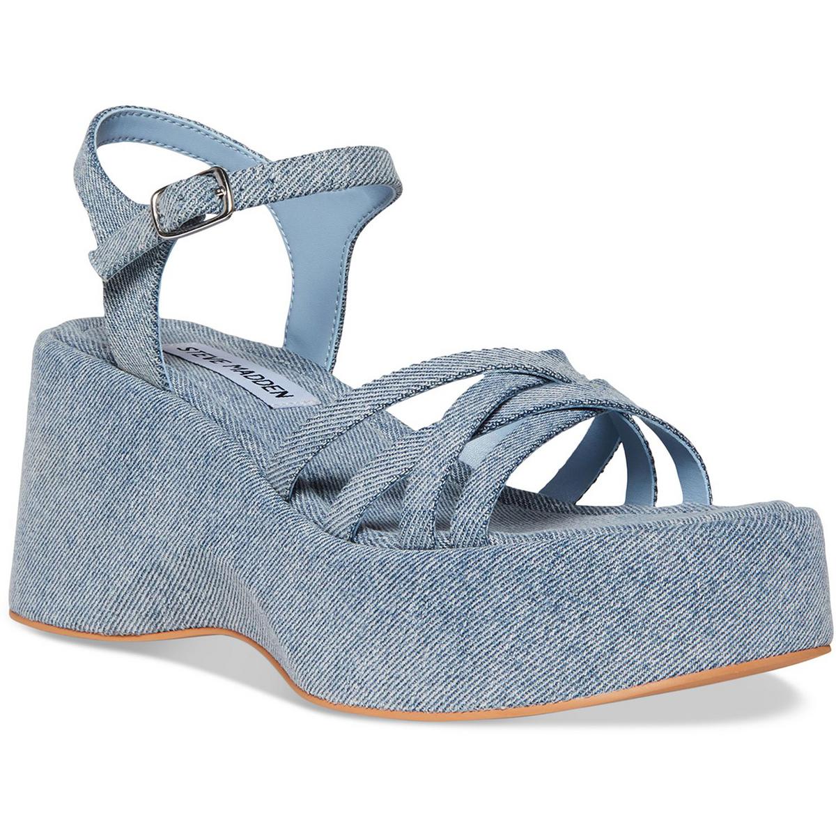 Crazy 30 Buckle Criss-Cross Wedge Sandalen