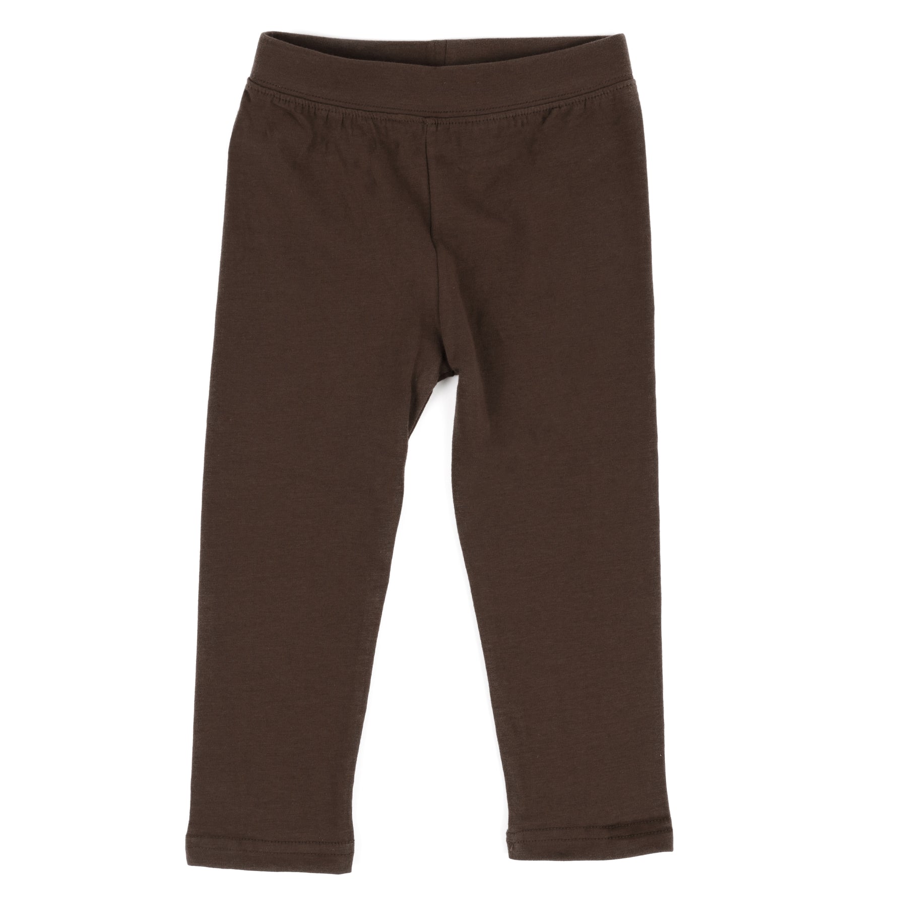 Mädchen Legging neutrale feste Farbe