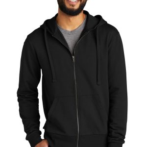 Allmade Herren-Hoodie aus Bio-Frottee mit durchgehendem Reißverschluss AL4002