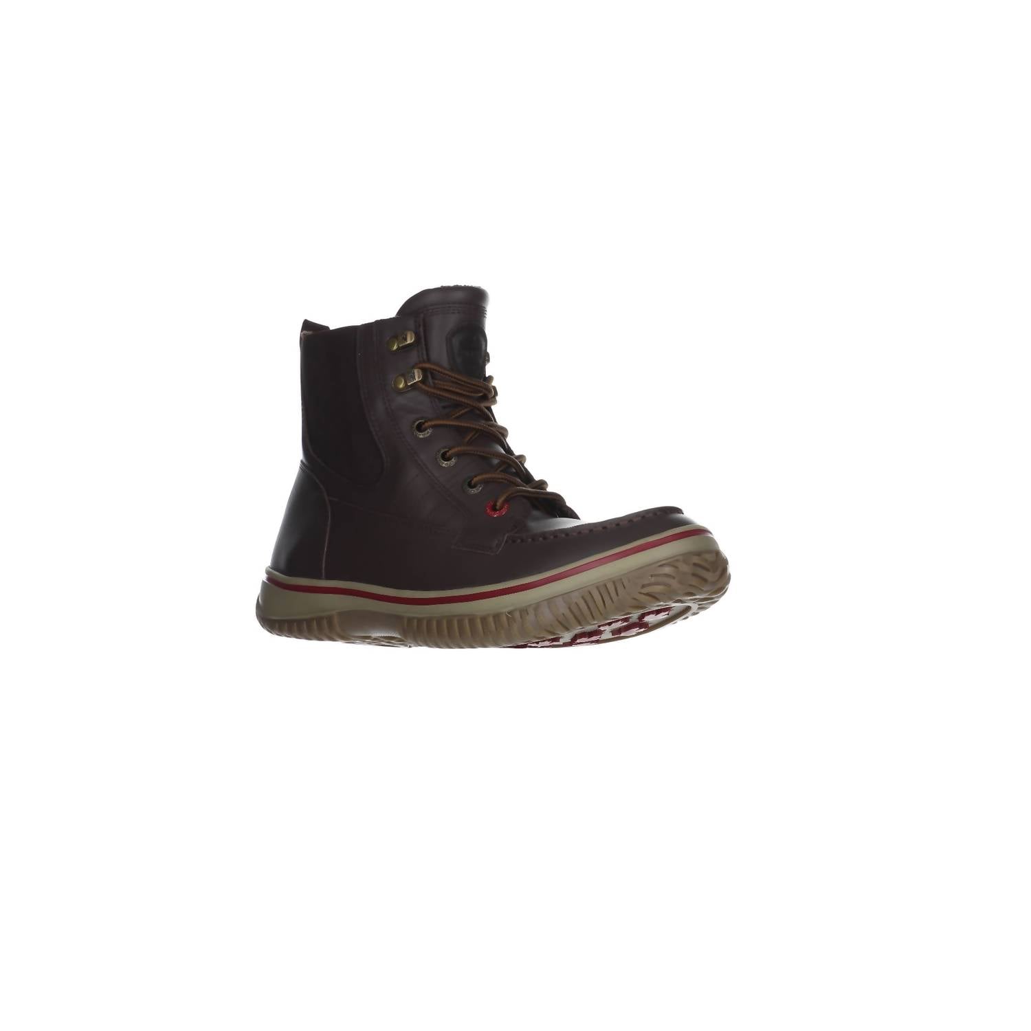 Men edmund Korsika mit Schnürung isolierte Stiefel in dunkelbraun 7833383469116