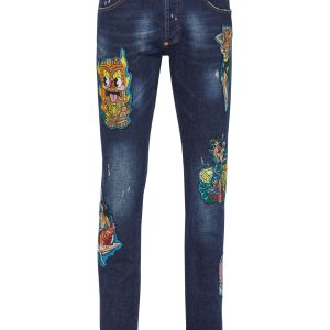 Denim Hose super gerade geschnitten hawaii 7670514843708