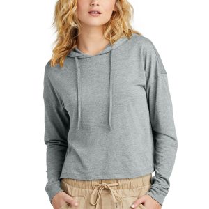 District Damen perfekte tri Midi Langarm Kapuzenpullover DT1390L