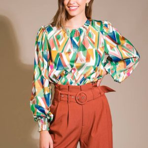 RADIANT POISE gewebte Oberteil