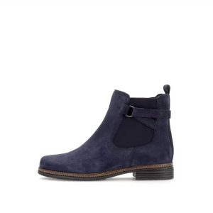 Damen nolene Stiefeletten in Marine Wildleder