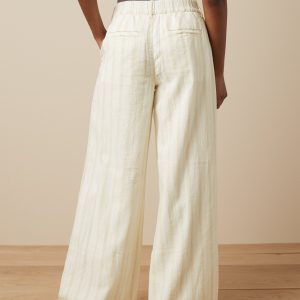 AE gestreifte Leinen-Blederhose 7703544299580