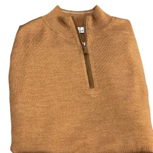 Herren Krone Pullover in Kamel