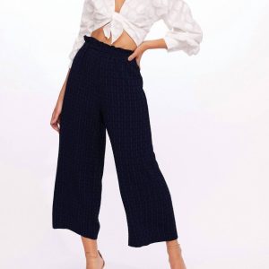 Adalyn Cropped Hose in schwarz 7670813098044