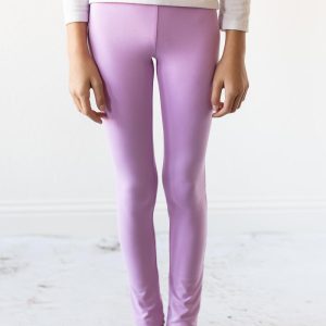 Leuchtende lila Leggings