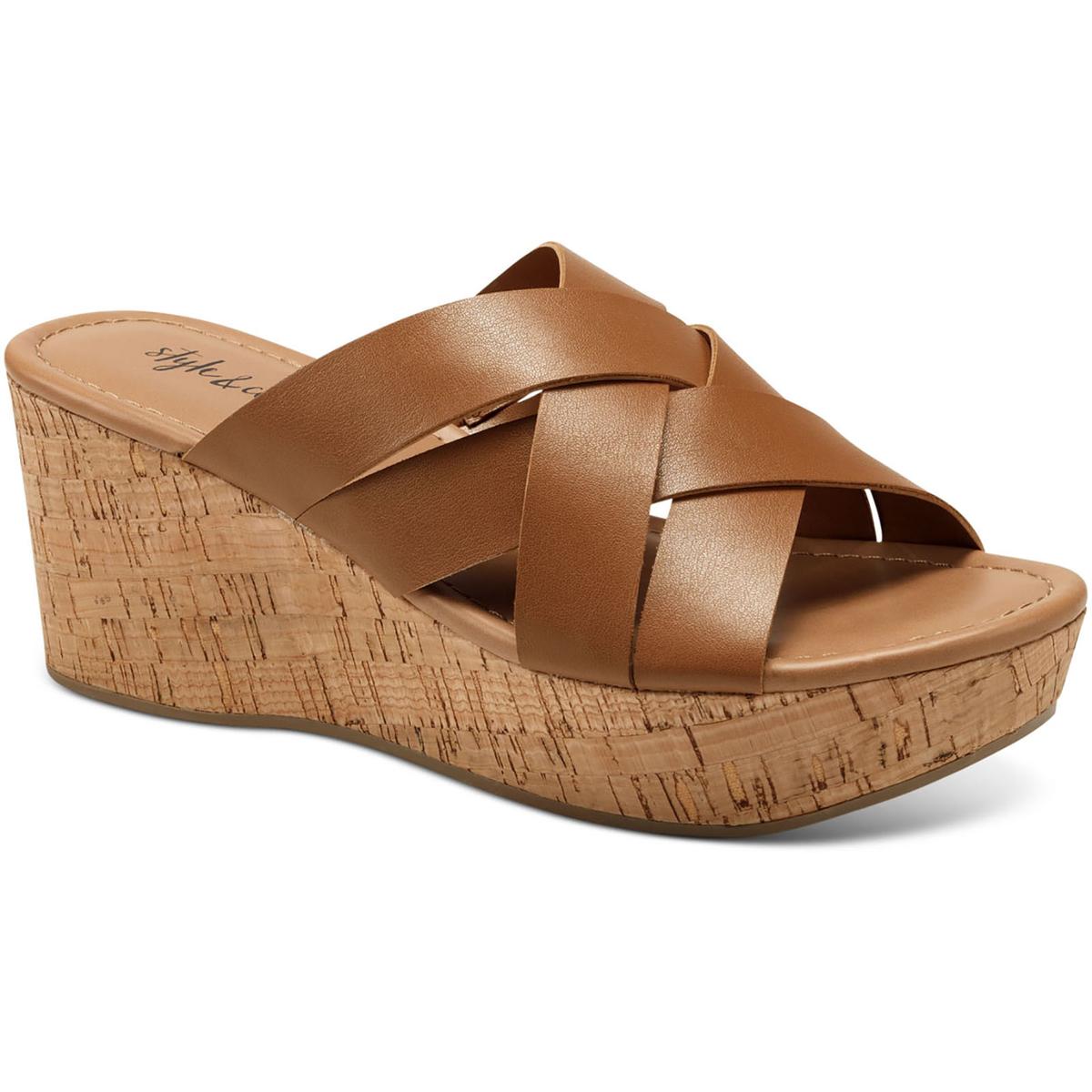 VIOLETTE Cork Wedge Sandalen