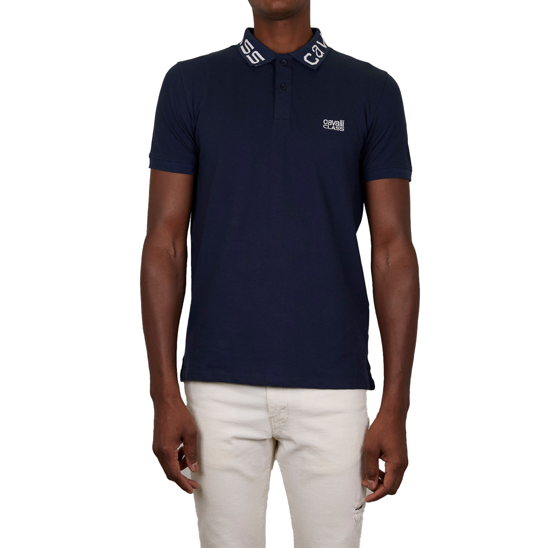 Cavalli Class Herren blau Polo 7805806116924