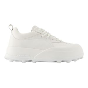 Sneakers – jil Schleifer – Leder – Porzellan weiß 7748651548732