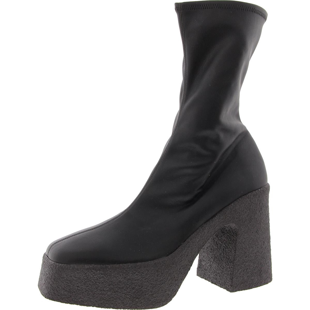 Skyla Reißverschluß Stiefel mit mittlerem Kalb