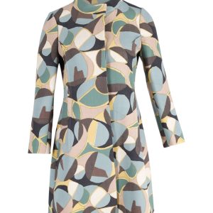 Marni Patterned Mantel aus mehrfarbiger Wolle