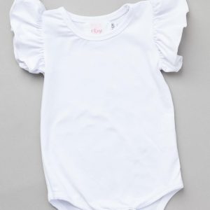 Weißer S/S-Flatter-Body