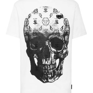 t-shirt rund Hals ss drucken Schädel 7648915357756