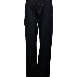 Fendi Straight-Leg Hose aus blauer Baumwolle 7748903960636