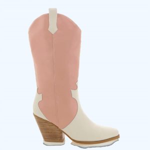 Claudette Stiefel in rosa